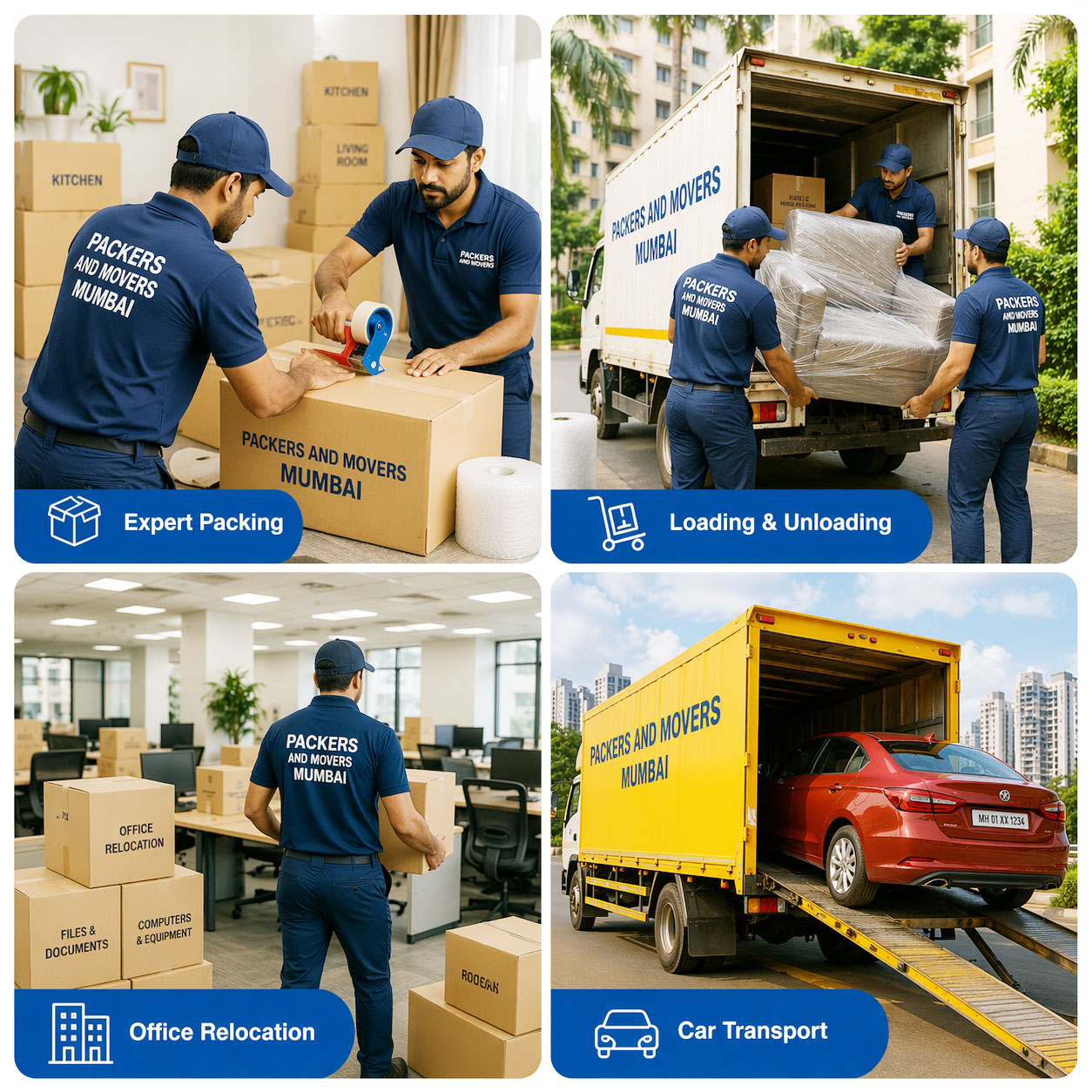 Packers and movers team in Mumbai